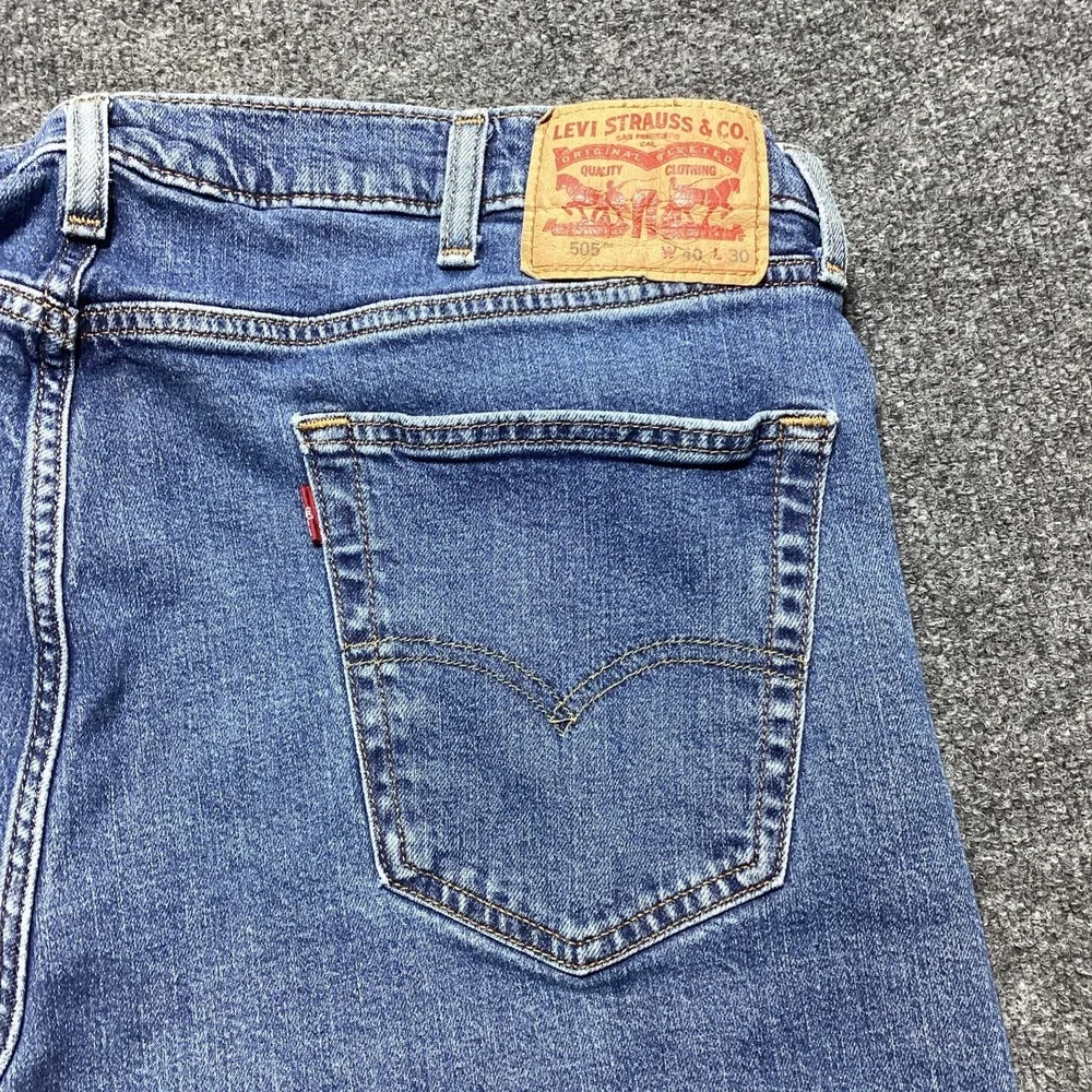 Levi's Men's 505 Original Fit Jeans Straight Leg Regular Fit 5 Pocket 40x30